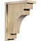 Ekena Millwork Mediterranean Rough Sawn Corbel w/Backplate, Douglas Fir, 6"W x 14"D x 18"H COR06X14X18MED01RDF - alternate 1
